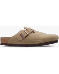 Birkenstock - Boston Tabacco Brown Natural Oiled Leather Clogs - Lyst