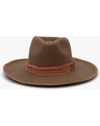Brixton - Reno Desert Palm Fedora - Lyst