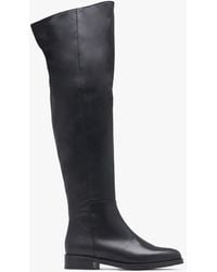 Daniel - Giselle Black Leather Over The Knee Boots - Lyst