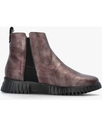 Wonders - Pewter Leather Chelsea Boots - Lyst