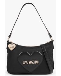 Love Moschino Full Of Love Black Shoulder Bag