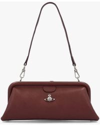 Vivienne Westwood - Jane Frame Chestnut Leather Shoulder Bag Purse - Lyst