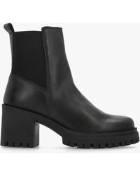 Daniel - Luxor Block Heel Chelsea Boots - Lyst