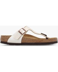 Birkenstock - Gizeh Birko-Flor Graceful Pearl Sandals - Lyst