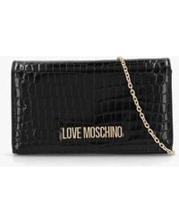 Love Moschino - Classic Croc Nero Cross-body Bag - Lyst