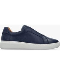 Daniel - Viola Tumbled Leather Low Profile Trainers - Lyst