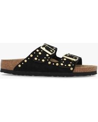 Birkenstock - Arizona Rivet Border Two Bar Mules - Lyst