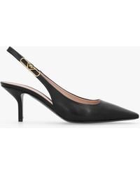 Emporio Armani - Decollete Sling Back Heels - Lyst