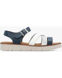 Daniel - Lindy Multi Cross Strap Sandals - Lyst