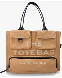 Marc Jacobs - The Cargo Canvas Large Camel Tote Bag - Lyst