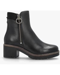 Barbour - Dahlia Block Heel Ankle Boots - Lyst
