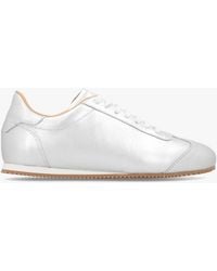 Daniel - Vantage Metallic Leather Super Low-Profile Trainers - Lyst