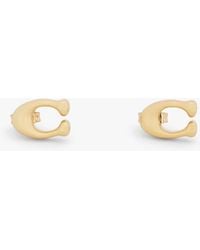 COACH - Bubble C Stud Earrings - Lyst