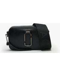 Marc Jacobs - The Snapshot Dtm Black Leather Camera Bag - Lyst