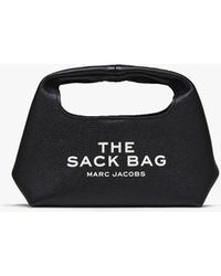 Marc Jacobs - The Mini Black Leather Sack Bag - Lyst
