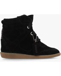 Bronx - Jae-Yy Lace Up High Top Wedge Trainers - Lyst