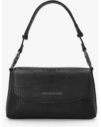 Love Moschino - Moc Croc Shoulder Bag - Lyst