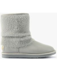 Australia Luxe - Fame Knitted Cuff Sheepskin Ankle Boots - Lyst