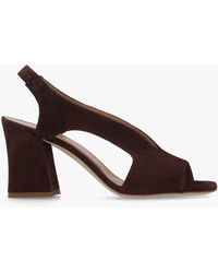 Daniel - Scoop Cut Away Shaped Heel Sandals - Lyst