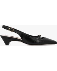 Daniel - Nux Leather Low Heel Court Shoes - Lyst
