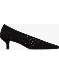 Daniel - Skye Perforated Kitten Heel Court Shoes - Lyst
