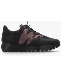 Wonders - Odisei 91 Metallic Leather & Nylon Trainers - Lyst