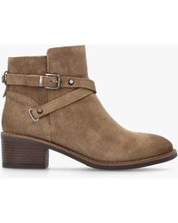 Moda In Pelle - Orlena Cross Strap Ankle Boots - Lyst