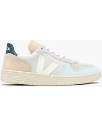 Veja - V-10 Suede Jade Multico Trainers - Lyst