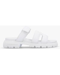 Kennel & Schmenger - Skill Bianco Leather Chunky Mules - Lyst