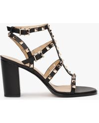 Daniel - Pitter Studded Block Heeled Sandals - Lyst