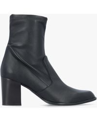 Evaluna - Sock Like Stretch Block Heel Ankle Boots - Lyst