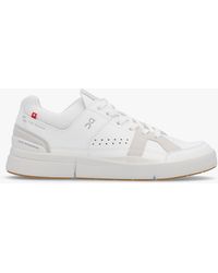 On Shoes - Women's The Roger Clubhouse White Sand Trainers - Lyst