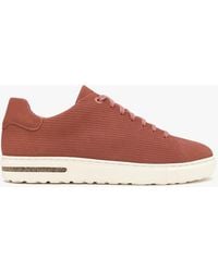 Birkenstock - Bend Low Sienna Red Suede Leather Trainers - Lyst