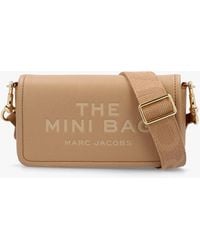 Marc Jacobs - The Leather Mini Camel Cross-body Bag - Lyst
