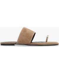 Daniel - Eloop Ring Toe Post Flat Sandals - Lyst