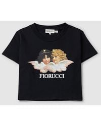 Fiorucci - Fc Vintage Angels Cropped T-shirt - Lyst