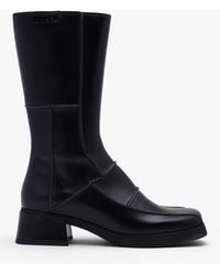 Miista - Neaera Block Heel Calf Boots - Lyst
