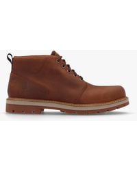 Timberland - Britton Road Mid Lace Up Rust Waterproof Chukka Boots - Lyst