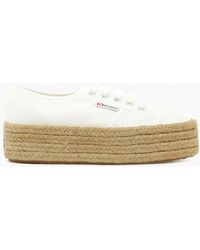 Superga Flats for Women - Up to 70% off at Lyst.com