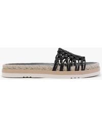 Daniel - Kule Black Knotted Woven Mules - Lyst