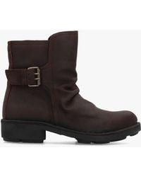 Fly London - Nury Expresso Antique Suede Leather Ankle Boots - Lyst