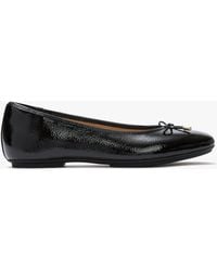 Fitflop - Delicato Bow Leather Ballet Pumps - Lyst