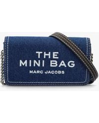 Marc Jacobs - The Denim Chain Dark Wash Mini Cross-Body Bag - Lyst
