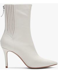 stuart weitzman snug suede kitten heel booties