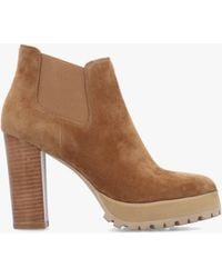 Daniel - Shlock Low Cut Platform Block Heel Ankle Boots - Lyst