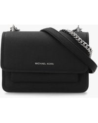 Michael Kors - Small Claire Pebbled Leather Convertible Shoulder Bag - Lyst