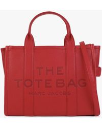Marc Jacobs - The Leather Medium Tote Bag - Lyst