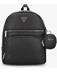 Guess - Power Play Tech Black Backpack - Lyst
