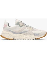Flower Mountain - Wave Hairy Velour Suede Trainers - Lyst