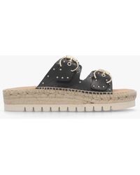 Daniel - Jools Studded Flatform Espadrille Mules - Lyst